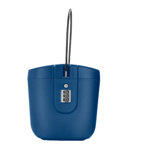 Portable Beach Locker Black-FX- Blue