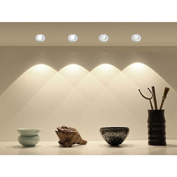 Downlight Lamper, LED Innebygd Spotlight 1W Innebygd Liten Spotlampe LED Taklampe Med Transformator For Vinkjeller, Stue, AC85-265V, 10stk