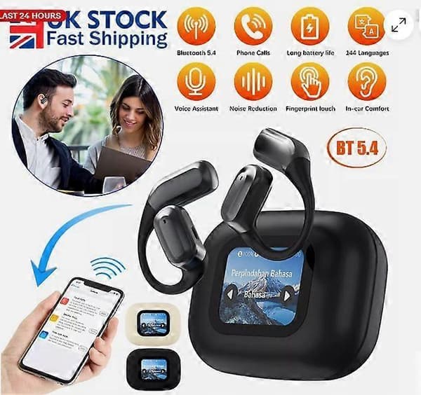 2025 AI-oversetterørepropper | 144+ språk sanntids Bluetooth-oversettelse-FX-