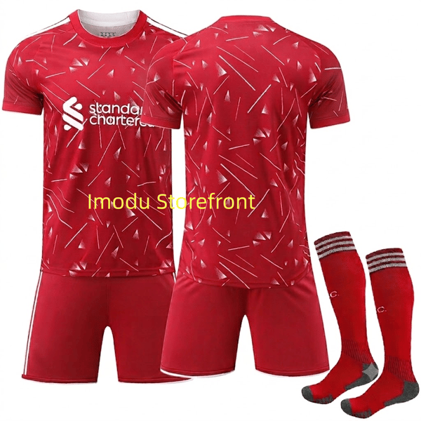2026-2027 Liver-pool Hjemmebørnefodboldtrøje Sæt Nr. 4 Virgil-FX- NO.4 28