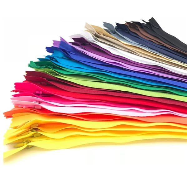 50 stk. 25 cm usynlige flerfarvede nylon spiral lynlåse til syning-FX-