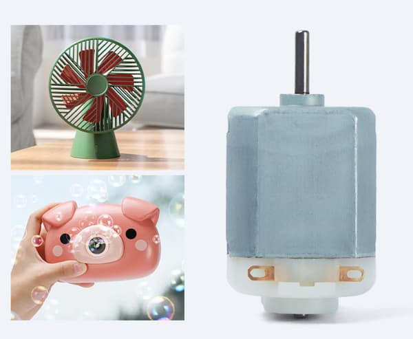 Micro 130 Motor Legetøjsmotor Teknik Ventilator Videnskabeligt eksperiment Firehjulstræk Motor DC Lille motor 10-pak-FX-
