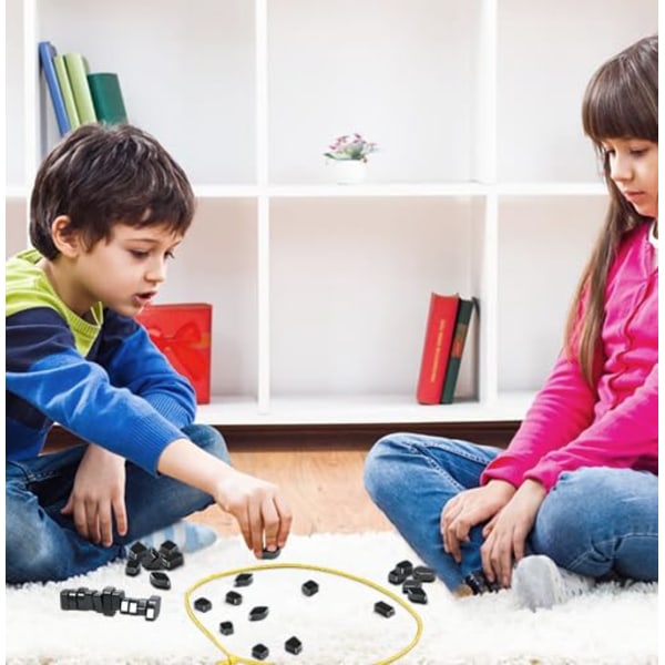 Magnetiskt schackset Battle Chess, magnetiskt brädspel, pedagogiskt schack- och damspel, julklapp till barn (replika) Rope Model