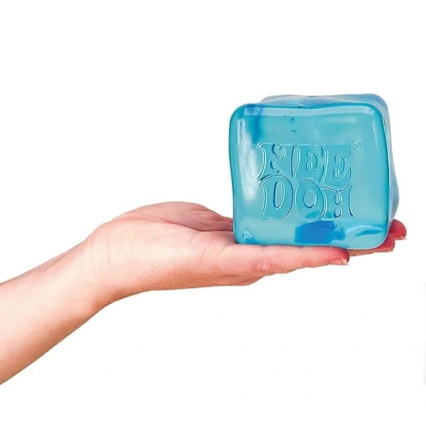 NeeDoh Niceberg - Stor klembar isterning fidget-legetøj til børn, sensorisk fidgets flerfarvet, Su-FX-