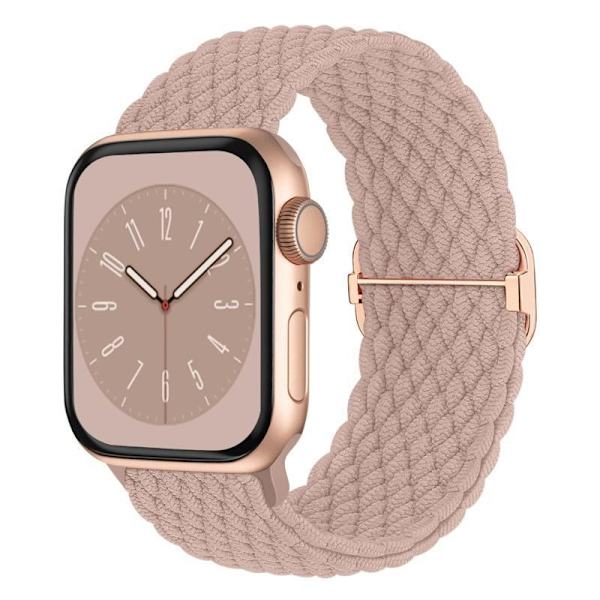 Flätade Solo Loop-band 5-pack för Apple Watch 38mm 40mm 41mm-FX-