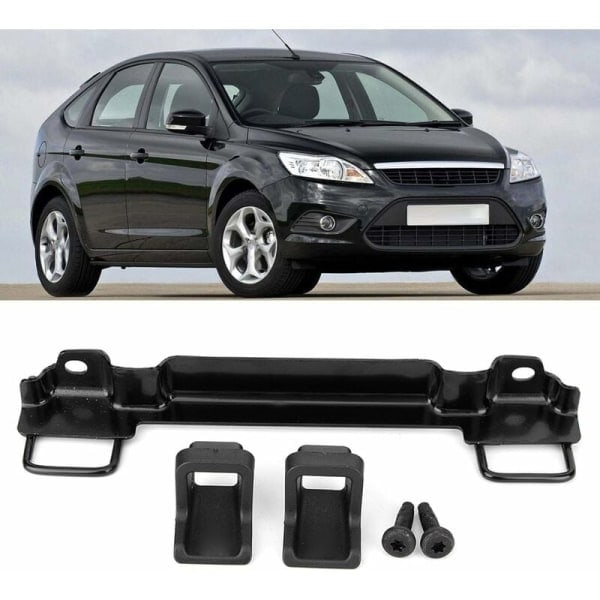 Universelt ISOFIX-feste i stål, ISOfix-monteringssett for barnesete, slankt, holdbart, lang levetid, stabilt for bil (Svart)