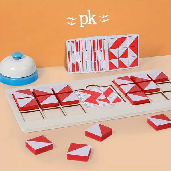 Tre-kampspill-puslespill for to spillere, alder 3+-FX-