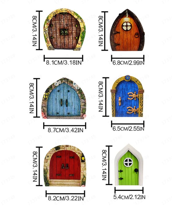 Store fe-døre til fe-have, garden-FX-