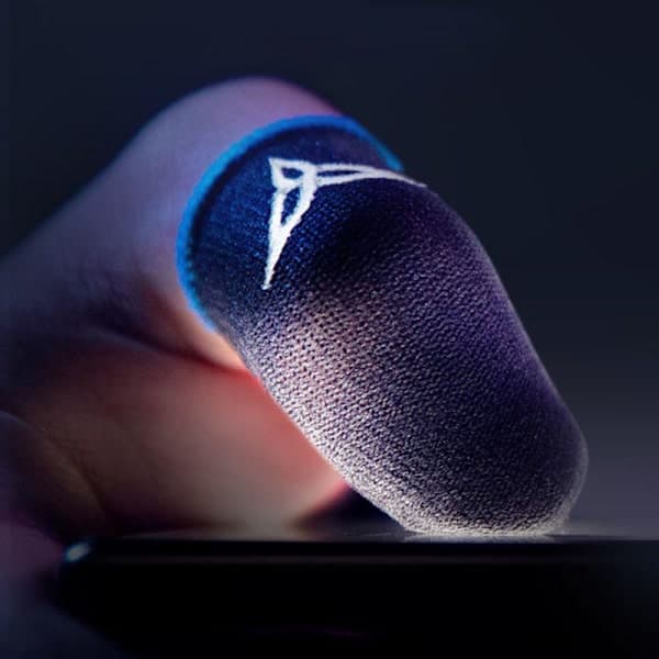 4-pak - Fingerbeskyttelse med touchfunktion - Mobilspil Sort-FX-