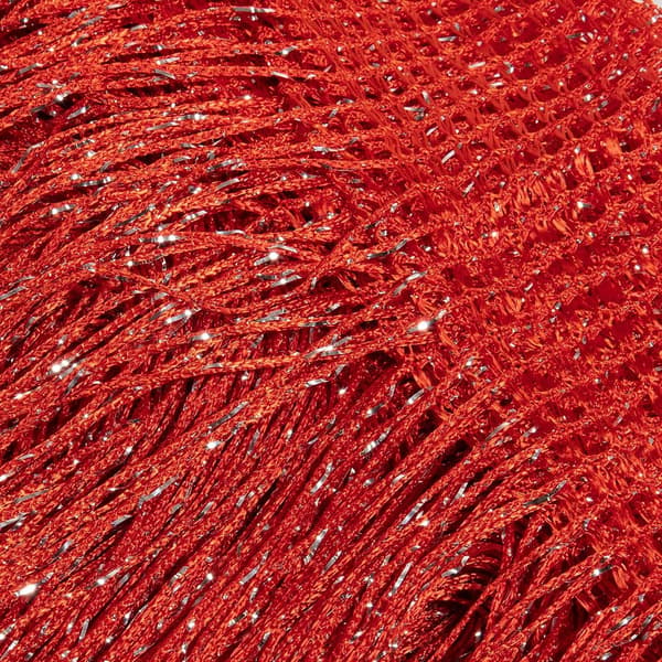 Rødt trådgardin 100 cm x 200 cm - gardiner-FX-
