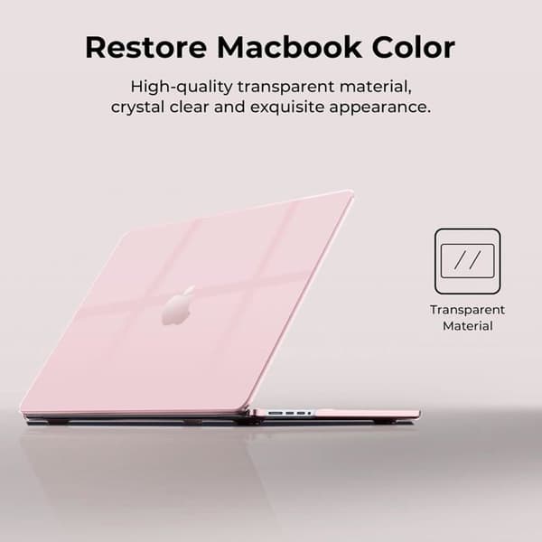 Hard Shell-etui til MacBook Air M2 M3 M4 13,6 tommer med Touch ID-FX-
