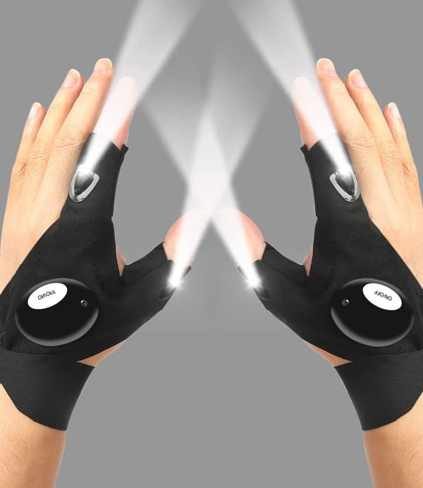 Håndfri LED-pandelygtehandsker til mænd, gaver til far og kæreste-FX-