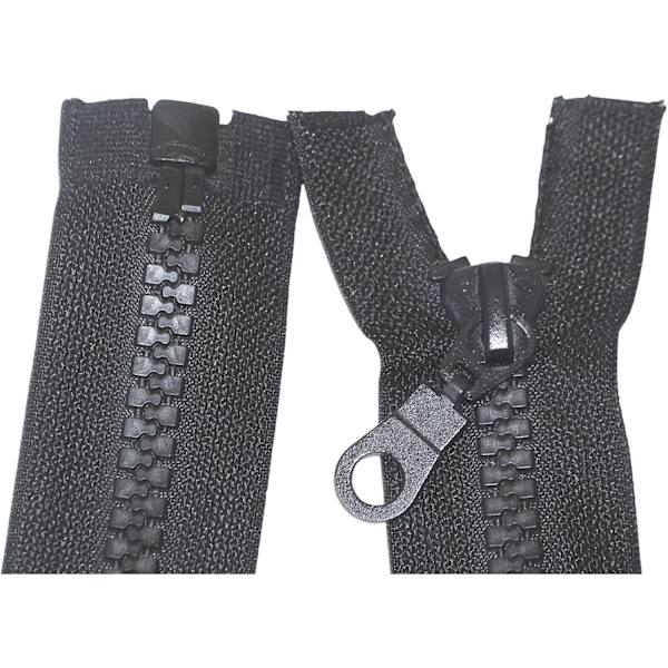 1 pc Zipper 70 cm Black, Zipper for Jackets Coats Sewing Projects-FX-