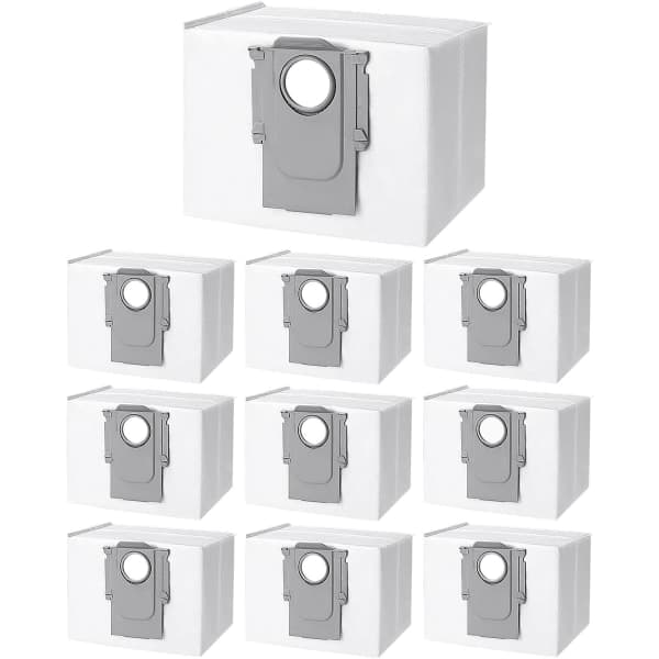 10 støvsugerposer for Xiaomi Roborock S8+/S8 Pro Ultra/S7 MaxV Robot-FX-