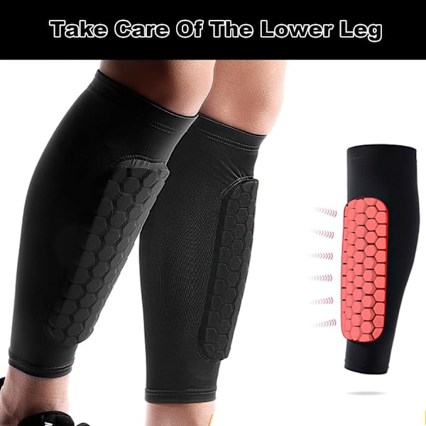 1 Pair of Soccer Shin Guards for Kids, Youth, and Adults
