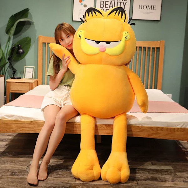 25-90 cm suloinen Garfield pehmolelu täytetty lelu Superpehmeä pehmo sarjakuvahahmonukke about 25cm