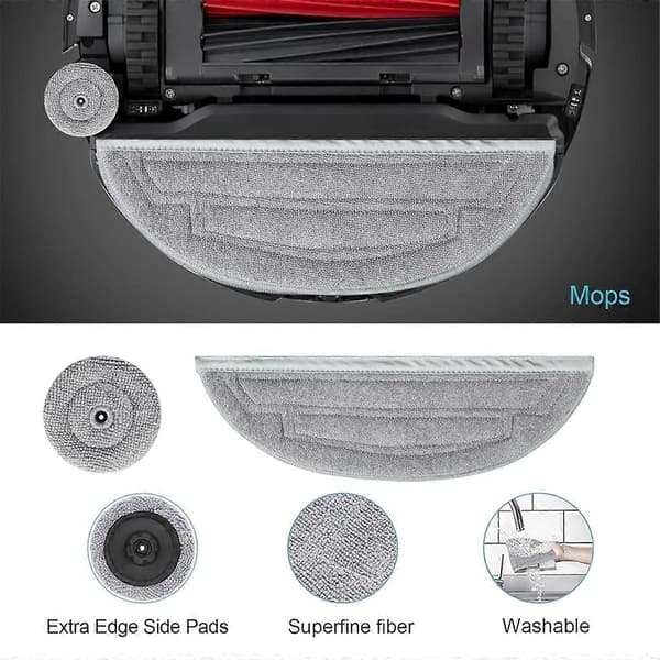 Roborock S8 MaxV Ultra reservedeler: Hoved- og sidebørster-FX-