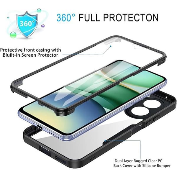 Fuld kropscover til Xiaomi Redmi A5 - Sort-FX-