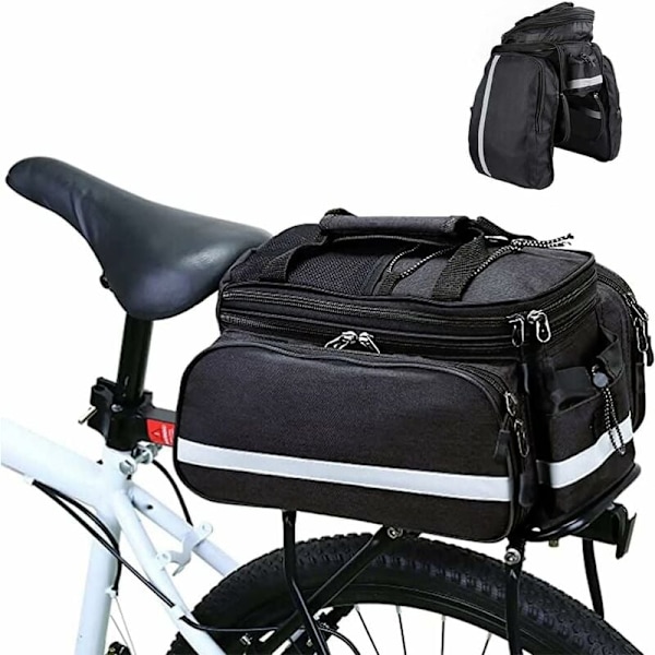 Bagagehållare för cykel, Bakre bagagehållare för cykel, Rivtålig bagageväska, Multifunktionell bagagehållare för cykel, Bakre cykel{HH}