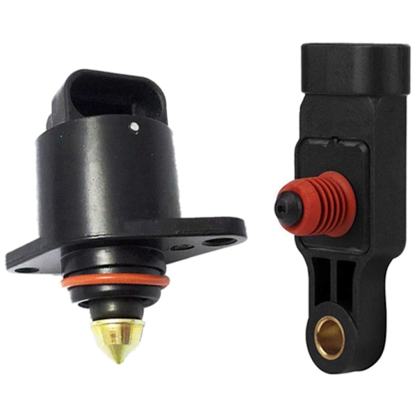 Manifold Absoluttryck MAP Sensor för Aveo Kalos Matiz & IAC Tomgångsreglerventil för Nubira【HY】