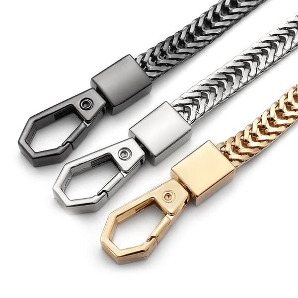 Nøglering / Pung Kæde i metal Cobra - Flere farver Sølv-FX- Silver Silver