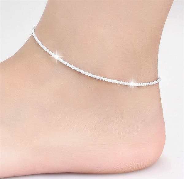 Dameankellenker - Flat Mariner, Cuban Chain, Figaro Chain Ankellenke-FX-