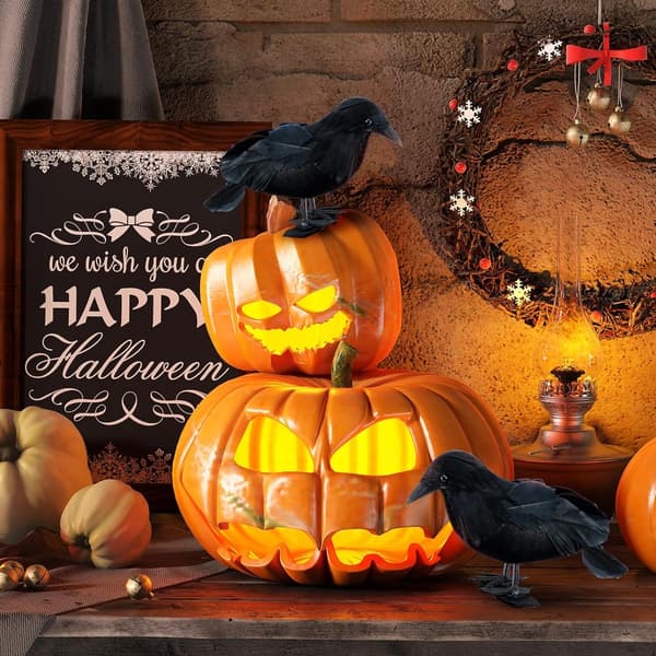Realistisk Krage Skulderpynt med Rem til Halloween Kostumefester 1pc Black