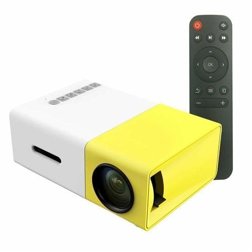YG300 1080P HD Hjemmekino Mini Bærbar LED-projektor - Sky B-FX-