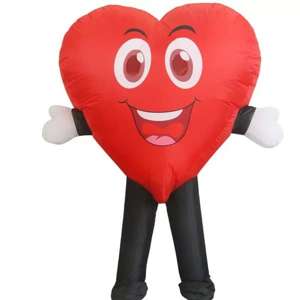 Ilmatäytteinen Halloween-asu Stage Heart-FX-