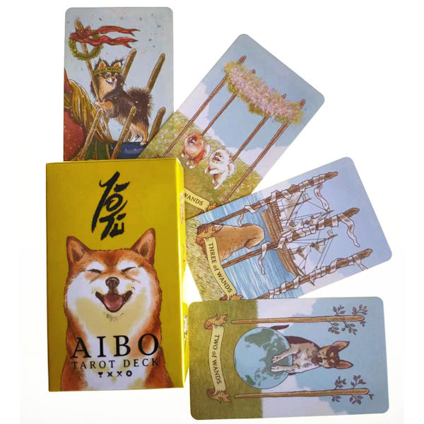 Söpö Koira Abel Tarot-korttien Arvontakortit