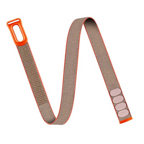 Nylon Armband Compatible with Google Fitbit Air - for Upper Arm During Exercise, Extended 430mm with Velcro, Breathable and Adjustable Orange-FX- Orange 26