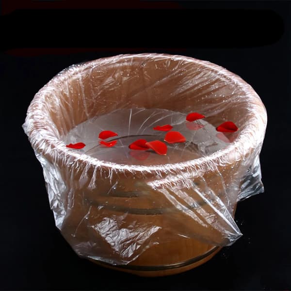 Engångs 90 st transparenta fotbadsliner pedikyr spa bad ba-FX-
