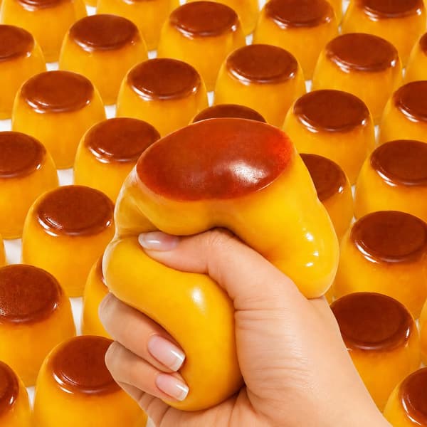 Sprød Smør Squishy Stick Asmr Langsomt Stigende Perlefyldt Klembar Skrivebordsdekoration Gaver til Voksne (Pudding)-FX- Pudding