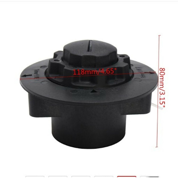 Trimmerhoved til Stihl FS38 FS40 FS45 FS50 FSE60 FSE71 FSE81 TE600 TE700 TE1000 Auto Cut C5-2 4006 710 2105, Én Stykke, Sort,..【HY】