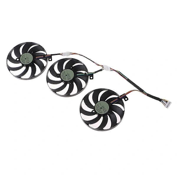 3 stk. 88MM T129215SU 7-bens køleventilator til ROG STRIX RTX 2080 2080Ti 12V 0.5A-FX-