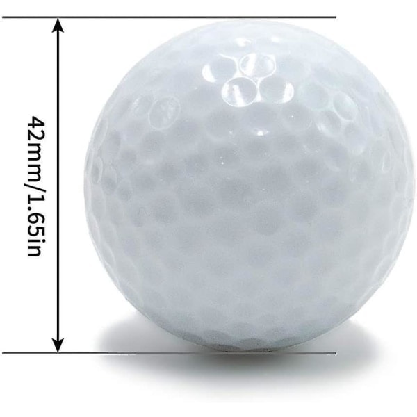 6 st LED-glödande golfbollar, Blinkande Glödande Golfboll, Nattglöd