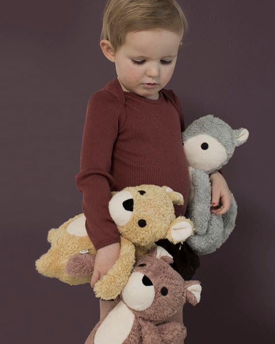 Franck & Fischer - Mikkel grå ræv blød legetøj - ELEMENT FOR BØRN{YDE}-FX-