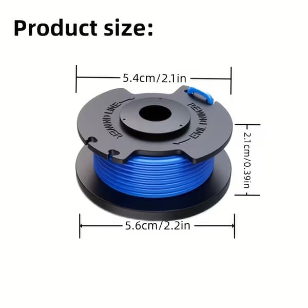 20,12 m automatisk fremføringstrimmerspole til Ryobi One+ AC14RL3A – 21-dele sæt 14pcs(12+2)