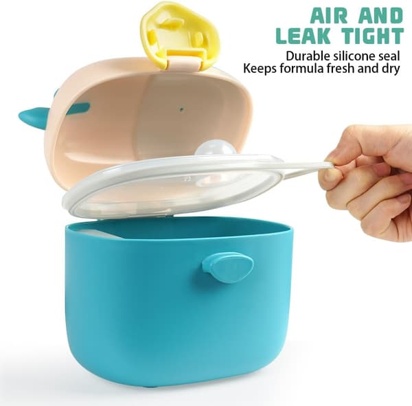 Bärbar Babyformeldispenser med mätsked, 230g kapacitet-FX-