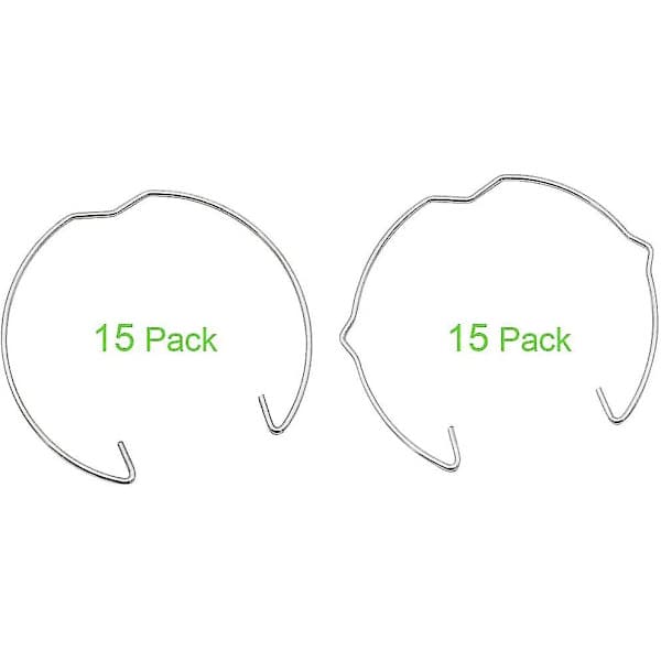 30-pack fjäderlåsringar för GU10 MR16, 50 mm diameter, för infällda spotlights, LED- och halogenlampor-FX-
