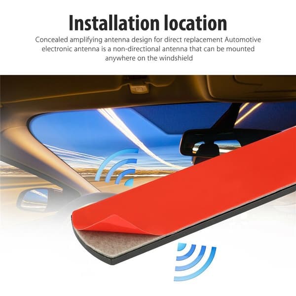 Bilradioantenne Skjult antenne Radio Stereo Stealth FM AM-FX-