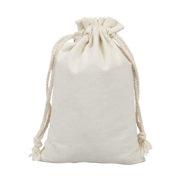 20 små stofposer, bomuldspose, linned smykkepose, stofpose med snøre, gavepose 13 x 18 cm-FX-