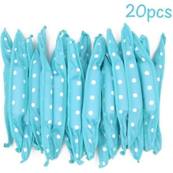20-pack mjuka skumhårrullar för styling över natten, DIY håruppsättning-FX-