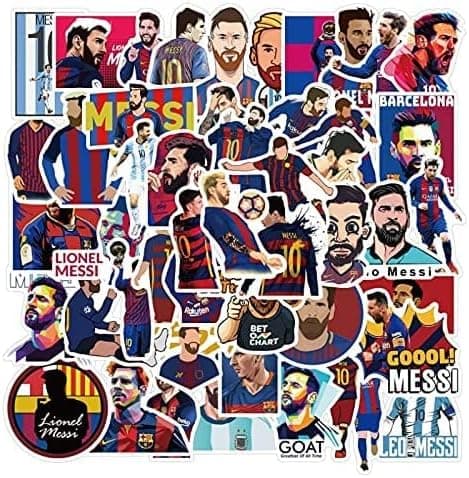 Football Star Stickers Messi Sticker Small Decals | 50 pcs-FX-