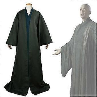 Voldemort Cosplay-asu aikuisille hupparilla ja viitalla (XL)-FX-