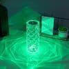 USB Diamantlampe - 16 farveskiftende krystal touch bordlampe-FX-