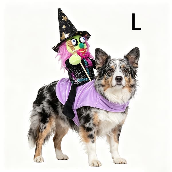 Halloween hunde- og kattekostume, karnevalsudklædning til små hunde og katte S