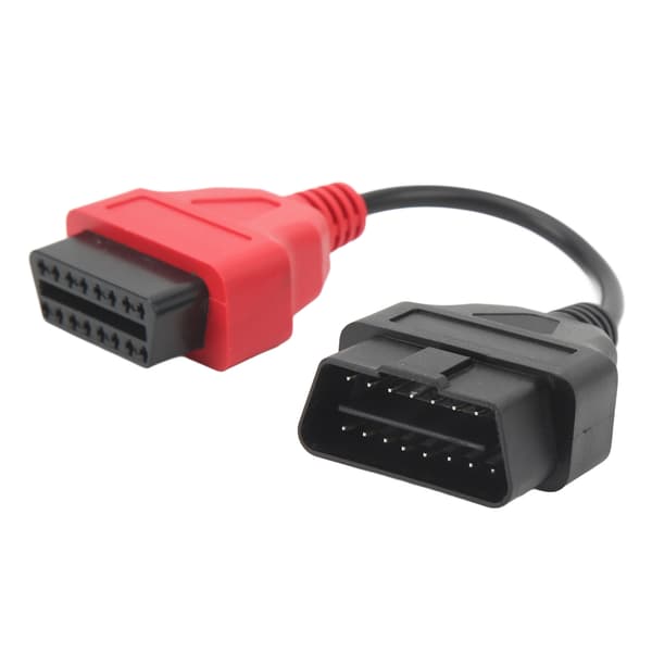 Fiat EcuScan OBD2-skanner SRS-diagnostiikkakaapelin vaihto punainen-FX-