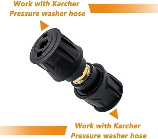 Suitable for Kärcher Quick Connect Adapter Pressure Washer M22 14mm Female Quick Connect Hose and Gun Extension-FX-