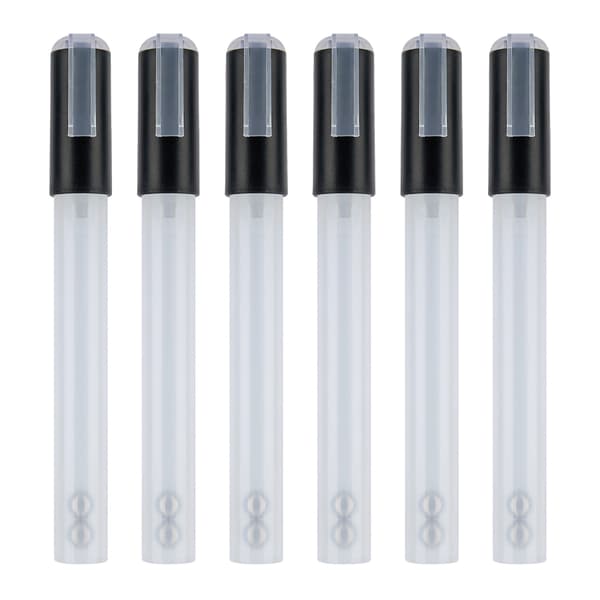 6 Pieces Empty Refillable Paint Markers Empty Acrylic Paint Pen Refillable Paint Pen Empty Refillable Marker for Rock Painting-FX-